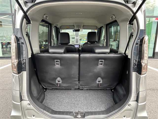 スズキ スペーシア カスタム Z ターボ 愛媛県 2016(平28)年 9.2万km スチールシルバーM 社外ナビ【KXM-E503W】/CD/DVD/Bluetooth/フルセグTV/バックカメラ/ビルトインETC/前後ドライブレコーダー/左側パワースライド/HIDヘッドライト/純正15インチAW /革巻きステアリング/ステアリングスイッチ/パドルシフト/電動格納ミラー/革調シートカバー/プッシュスタート