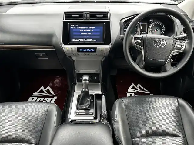 トヨタ ランドクルーザー プラド TX Lパッケージ 道北・旭川 2019(令1)年 8.1万km スーパーホワイトⅡ 純正9インチナビ/バックカメラ/フルセグTV/モデリスタエアロ/レザーシート/前席パワーシート/前席シートヒーター&クーラー/電動格納サードシート/LEDヘッドライト/プッシュスタート/スマートキー