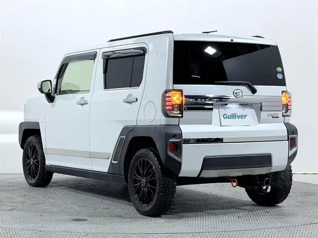 ダイハツ タフト G ターボ 大阪府 2020(令2)年 1.9万km シャイニングホワイトパール ガラスルーフ 社外マフラー 純正9incナビTV 360カメラ シートヒーター レーダークルコン 衝突軽減ブレーキ レーンアシスト スマートキー プッシュスタート 置き型充電 ドライブレコーダー