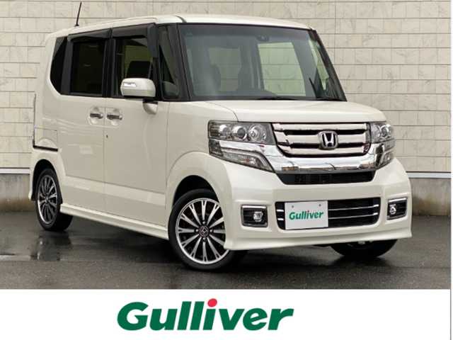 ホンダ Ｎ ＢＯＸ 岐阜県 2017(平29)年 3万km プレミアムホワイトパールⅡ 両側パワースライドドア/バックカメラ/純正ナビ　CD/DVD/ハーフレザーシート/LEDヘッドライト/ステアリングスイッチ/クルーズコントロール/アイドリングストップ/取扱説明書/保証書/スペアキー/ETC/純正フロアマット