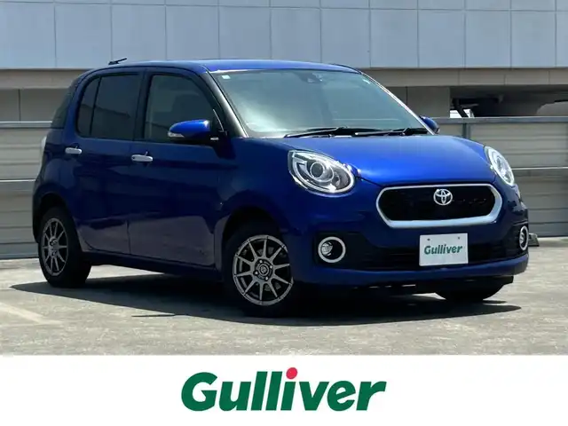 トヨタ パッソ モーダ　Gパッケージ 静岡県 2016(平28)年 4.3万km ディープブルークリスタルマイカ 純正SDナビ(NSZN-W64T)/純正CD/DVD/Bluetooth接続/フルセグTV/バックカメラ/ETC/ドライブレコーダー/衝突被害軽減システム/スマートキー/スペアキー１本