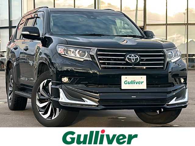 トヨタ ランドクルーザー プラド TX Lパッケージ ブラックED 道南・函館 2021(令3)年 5.6万km ブラック ・純正メモリナビ/・フルセグＴＶ/・夏冬タイヤ/・純正エンジンスターター/・デジタルインナーミラー連動型ドライブレコーダー/・サンルーフ/・モデリスタエアロ(フロント)/・バックカメラ/・クルーズコントロール/・ＢＳＭ/・パワーシート/・シートヒーター/・エアシート/・デュアルエアコン/・純正フロアマット/・ETC/・スペアキー/・スマートキー