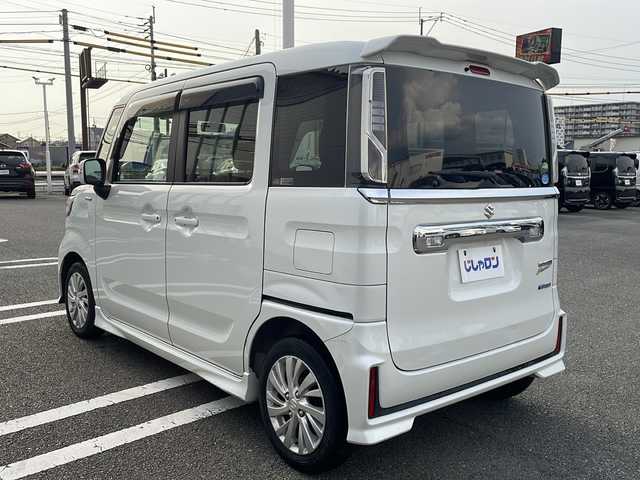 スズキ スペーシア カスタム HYBRID GS 熊本県 2018(平30)年 9.9万km ピュアホワイトP (株)IDOMが運営する【じしゃロン熊本店】の自社ローン専用車両になりますこちらは現金またはオートローンご利用時の価格です。自社ローンご希望の方は別途その旨お申付け下さい/社外ナビ（フルセグＴＶ　ＣＤ　ＢＴ）　/片側パワースライドドア　/ＥＴＣ　/アイドリングストップ　/ステアリングスイッチ　/Ｗ＋サイドエアバッグ　/シートヒーター