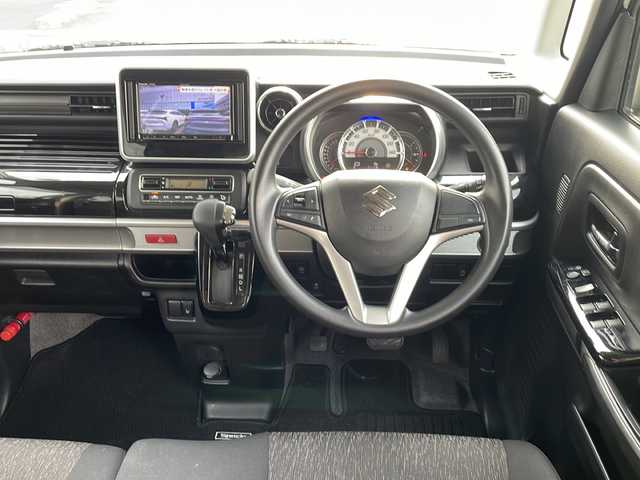 スズキ スペーシア カスタム HYBRID GS 熊本県 2018(平30)年 9.9万km ピュアホワイトP (株)IDOMが運営する【じしゃロン熊本店】の自社ローン専用車両になりますこちらは現金またはオートローンご利用時の価格です。自社ローンご希望の方は別途その旨お申付け下さい/社外ナビ（フルセグＴＶ　ＣＤ　ＢＴ）　/片側パワースライドドア　/ＥＴＣ　/アイドリングストップ　/ステアリングスイッチ　/Ｗ＋サイドエアバッグ　/シートヒーター