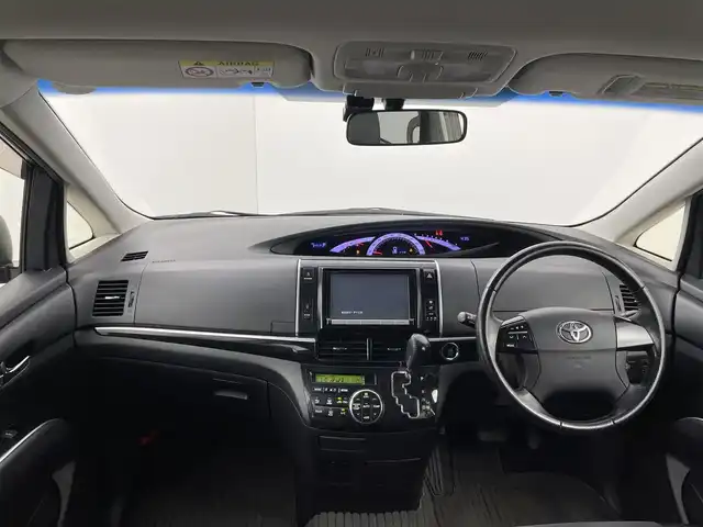 トヨタ エスティマ アエラス プレミアムエディション 群馬県 2015(平27)年 6.5万km グレイッシュブルーマイカメタリック 純正８型ナビ　純正１１型後席モニター　Ｂカメラ　クルコン　両側パワスラ　コーナーセンサー　ビルトインＥＴＣ　ドラレコ　ＨＩＤ　フォグライト　ＰＷシート　Ｐスタート　スマートキー　スペアキー　純正アルミ
