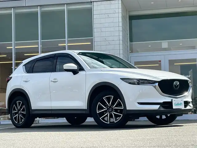 マツダ ＣＸ－５ XD Lパッケージ 兵庫県 2017(平29)年 5.9万km スノーフレイクホワイトパールマイカ 純正SDナビ/BTオーディオ/CD/DVD再生機能/バックカメラ/サンルーフ/前席パワーシート/前席シートヒーター/ステアリングヒーター/BOSEサウンドシステム/パワーバックドア/LEDヘッドライト/純正ナビ19インチAW/電動パーキングブレーキ
