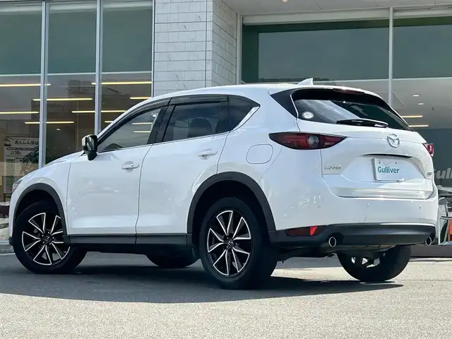 マツダ ＣＸ－５ XD Lパッケージ 兵庫県 2017(平29)年 5.9万km スノーフレイクホワイトパールマイカ 純正SDナビ/BTオーディオ/CD/DVD再生機能/バックカメラ/サンルーフ/前席パワーシート/前席シートヒーター/ステアリングヒーター/BOSEサウンドシステム/パワーバックドア/LEDヘッドライト/純正ナビ19インチAW/電動パーキングブレーキ
