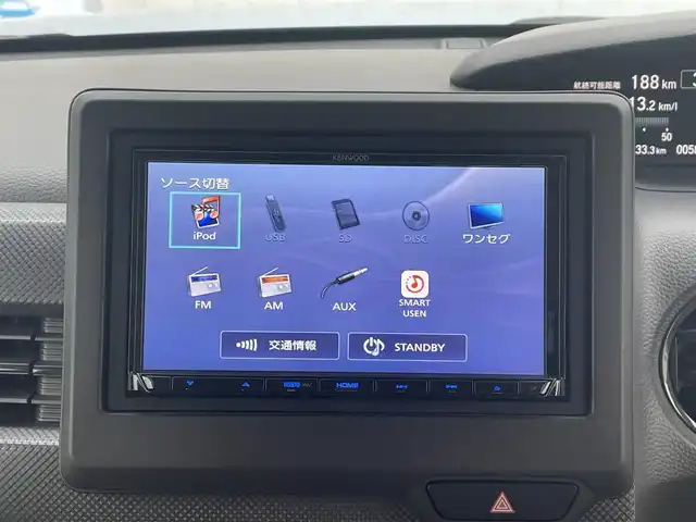 ホンダ Ｎ ＢＯＸ G ホンダセンシング 愛知県 2018(平30)年 0.6万km モーニングミストブルーM 個人向けリースアップ車両/ワンオーナー/KENWOOD製SDメモリーナビ/バックカメラ/ワンセグTV/CD再生/ETC(新セキュリティ対応)/Bluetooth/USB/AUX接続/レーダークルーズコントロール/両側スライドドア/社外製フロアマット/LEDヘッドライト/横滑り防止装置/衝突軽減ブレーキ/レーンキープアシスト/電動格納ミラー/スマートキー/プッシュスタート