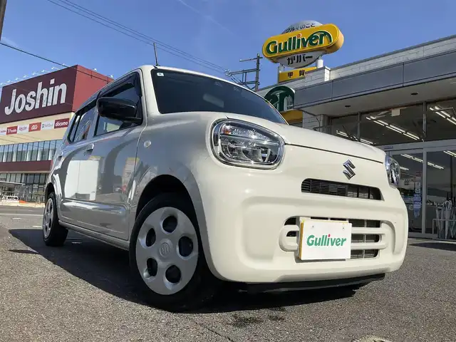 スズキ アルト L 滋賀県 2022(令4)年 1.4万km ソフトベージュメタリック ワンオーナー/車検9年8月まで/スズキセーフティサポート/アップグレードパッケージ/LEDヘッドライト/前席シートヒーター/オートエアコン/クラリオンCD/USBプレーヤー/ブラックドアミラー/リモコンキー/純正フロアマット/スペアキー有り/取扱説明書/保証書