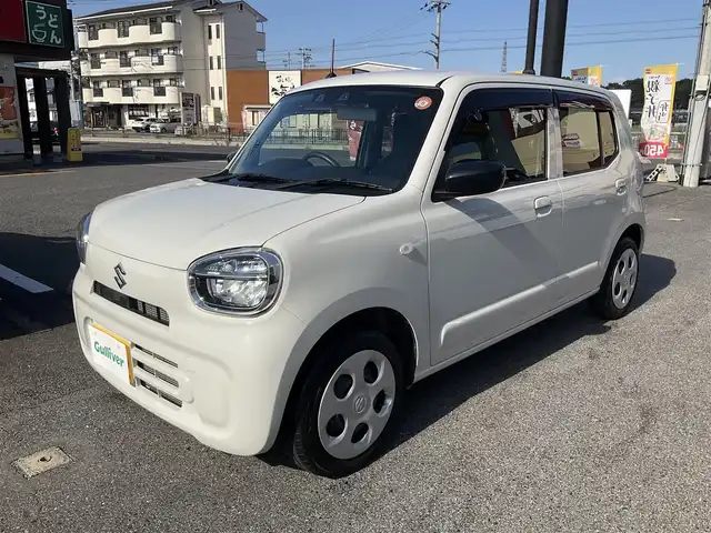 スズキ アルト L 滋賀県 2022(令4)年 1.4万km ソフトベージュメタリック ワンオーナー/車検9年8月まで/スズキセーフティサポート/アップグレードパッケージ/LEDヘッドライト/前席シートヒーター/オートエアコン/クラリオンCD/USBプレーヤー/ブラックドアミラー/リモコンキー/純正フロアマット/スペアキー有り/取扱説明書/保証書
