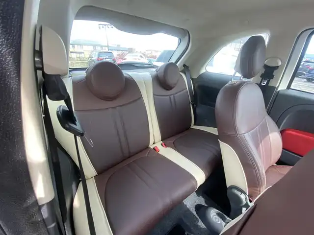 フィアット ５００ 1．2 ポップ 福岡県 2010(平22)年 8.4万km ボサノバホワイト ・社外ETC/・純正17AW/・保証書/・取扱説明書/・ハロゲンランプ/・リモコンキー/・MP3/・CDプレイヤー/・MTモード付AT/・シートカバー