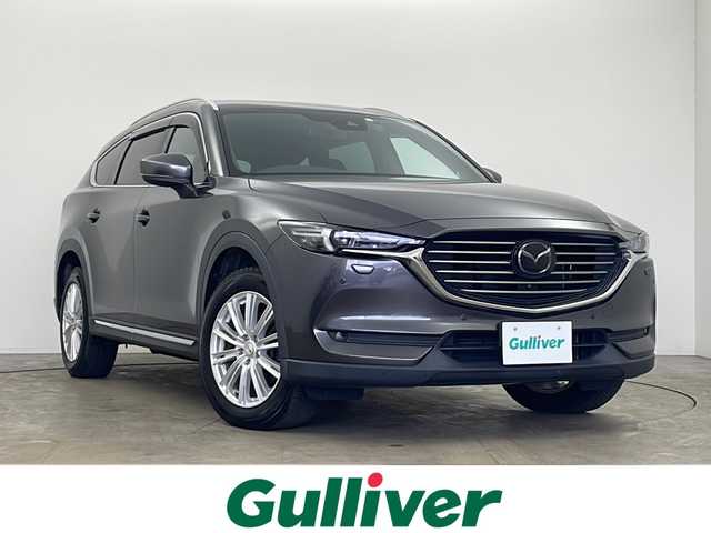 マツダ ＣＸ－８ XD Lパッケージ 秋田県 2018(平30)年 6.2万km マシーングレープレミアムM ４WD/純正SDナビ(Bluetooth/CD/DVD/フルセグ)/全方位カメラ/ETC/クルーズコントロール/前方ドライブレコーダー/前後コーナーセンサー/純正AW/アイドリングストップ/カーテンエアバック/前席シートヒーター/パワーバックドア/BOSEサウンドスピーカー/ステアリングヒーター/TCS/LEDヘッドライト/スマートキー