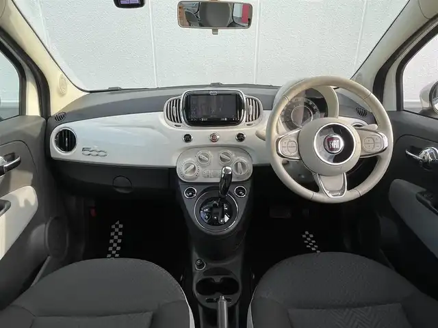 フィアット ５００ ツインエア ポップ 東京都 2016(平28)年 1.3万km 白 社外ナビ（カロッツェリア）　AVIC-RZ33/バックカメラ/ドライブレコーダー/横滑り防止装置/純正フロアマット/USB入力端子