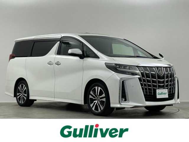 トヨタ アルファード S Cパッケージ 埼玉県 2018(平30)年 2.2万km ホワイトパールクリスタルシャイン サンルーフ　１２．８型後席　ＡＬＰＩＮＥ１１型ナビＴＶ　温シート　エアシート　両側電動スライドドア　Ｂカメラ　パワーシート　パワーバックドア　三眼ＬＥＤヘッドライト　追従走行　ＥＴＣ　ＢＴ