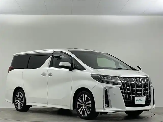 トヨタ アルファード S Cパッケージ 埼玉県 2018(平30)年 2.2万km ホワイトパールクリスタルシャイン サンルーフ　１２．８型後席　ＡＬＰＩＮＥ１１型ナビＴＶ　温シート　エアシート　両側電動スライドドア　Ｂカメラ　パワーシート　パワーバックドア　三眼ＬＥＤヘッドライト　追従走行　ＥＴＣ　ＢＴ
