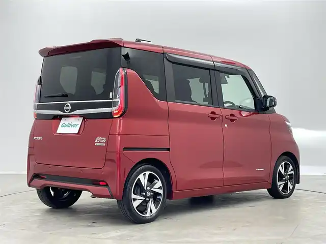 日産 ルークス HWS Gターボ プロパイロットED 埼玉県 2022(令4)年 2.2万km スパークリングレッドM 純正９インチナビ　アラウンドビューモニター　ビルトインＥＴＣ２．０　ドライブレコーダー　プロパイロット　レーダークルーズコントロール　純正アルミホイール　スマートキー　オートライト　ＬＥＤヘッドライト