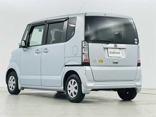 ホンダ Ｎ ＢＯＸ G Lパッケージ 福島県 2012(平24)年 7.2万km クールミストメタリック ワンオーナー/社外メモリーナビゲーション/型式：MDV-2401/【CD/DVD/Bluetooth】/・バックカメラ/・社外前後ドライブレコーダー/片側パワースライドドア/ステアリングスイッチ/電動格納ミラー/ABS/横滑り防止装置/社外アルミホイール付き積み込みサマータイヤ/(145/80/R13) 山４mm/プッシュスタート/・スマートキー/・スペアキー