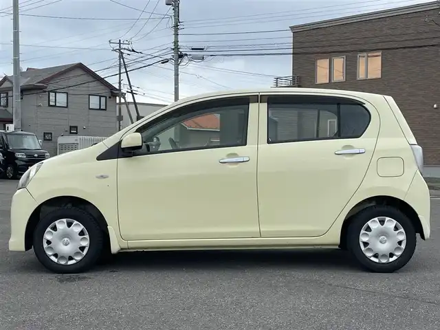 ダイハツ ミラ イース L 道央・札幌 2012(平24)年 11.2万km コットンアイボリー 社外オーディオ/AM/FM/CD/AUX/エコアイドル/リモコンキー/ハロゲンヘッドライト/ヘッドライトレベライザー/純正フロアマット/ドアバイザー