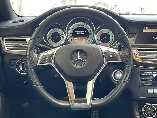 メルセデス・ベンツ ＣＬＳ３５０ SB Bエフィシェンシー AMGスポP 愛知県 2011(平23)年 5.8万km パラジウムシルバー サンルーフ/純正HDDナビ/・DVD／Bluetooth／MS／地デジTV/バックビューカメラ/クルーズコントロール/前席メモリ機能付パワーシート/前席シートヒーター/パワーリアゲート/LEDヘッドライト/リア電動サンシェード/パドルシフト/純正AMG19インチAW/社外前方ドラレコ〈DRY-WiFiV5〉/キーレスゴー