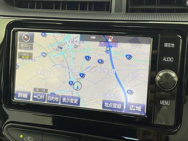 トヨタ アクア S スタイルブラック 宮城県 2017(平29)年 5.7万km ライムホワイトパールクリスタルシャイン 禁煙車/Toyota Safety Sense /・プリクラッシュセーフティ/・レーンディパーチャーアラート/・オートマチックハイビーム/・先行車発進告知/純正7型ナビ/・BT.CD.DVD.SD/・フルセグTV/バックカメラ/ETC/純正ドライブレコーダー（F）/プッシュスタート/スマートキー/アイドリングストップ/横滑り防止/ステアリングスイッチ/純正フロアマット/HIDヘッドライト