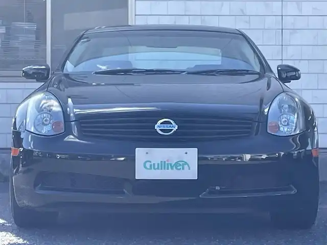 日産 スカイライン 350GT 福岡県 2005(平17)年 0.8万km スーパーブラック ワンオーナー/サンルーフ/フジツボマフラー/車高調/・インパルサスペンション/オートクチュール20インチアルミホイール/BOSEプレミアムサウンド/純正ナビ/　(AM/FM/CD)/横滑り防止/黒ハーフレザーシート/パワーシート(D/N)/革巻きステアリング/純正フロアマット/積載品/・オートクチュールグリル/スペアキー×1/アクセサリーソケット/保証書