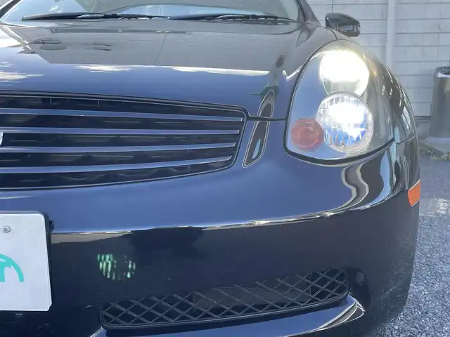 日産 スカイライン 350GT 福岡県 2005(平17)年 0.8万km スーパーブラック ワンオーナー/サンルーフ/フジツボマフラー/車高調/・インパルサスペンション/オートクチュール20インチアルミホイール/BOSEプレミアムサウンド/純正ナビ/　(AM/FM/CD)/横滑り防止/黒ハーフレザーシート/パワーシート(D/N)/革巻きステアリング/純正フロアマット/積載品/・オートクチュールグリル/スペアキー×1/アクセサリーソケット/保証書