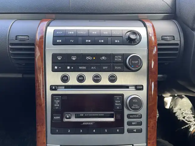 日産 スカイライン 350GT 福岡県 2005(平17)年 0.8万km スーパーブラック ワンオーナー/サンルーフ/フジツボマフラー/車高調/・インパルサスペンション/オートクチュール20インチアルミホイール/BOSEプレミアムサウンド/純正ナビ/　(AM/FM/CD)/横滑り防止/黒ハーフレザーシート/パワーシート(D/N)/革巻きステアリング/純正フロアマット/積載品/・オートクチュールグリル/スペアキー×1/アクセサリーソケット/保証書