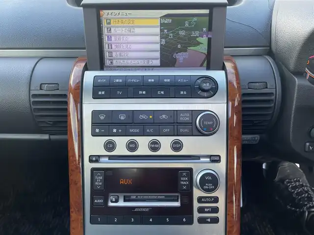 日産 スカイライン 350GT 福岡県 2005(平17)年 0.8万km スーパーブラック ワンオーナー/サンルーフ/フジツボマフラー/車高調/・インパルサスペンション/オートクチュール20インチアルミホイール/BOSEプレミアムサウンド/純正ナビ/　(AM/FM/CD)/横滑り防止/黒ハーフレザーシート/パワーシート(D/N)/革巻きステアリング/純正フロアマット/積載品/・オートクチュールグリル/スペアキー×1/アクセサリーソケット/保証書