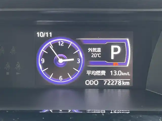 トヨタ ルーミー カスタムG－T 千葉県 2019(令1)年 7.3万km ブラックマイカメタリック スマートアシストIII/・プリクラッシュセーフティー/・車線逸脱警報/・先行車発進お知らせ機能/・オートマチックハイビーム/純正9インチSDナビ【NSZT-Y68T】/・CD/DVD/MSV/Bluetooth/フルセグTV/純正12.1インチフリップダウンモニター【V12T-R68C】/両後パワースライドドア/クルーズコントロール/コーナーセンサー/スマートキー/前席シートヒーター/純正15インチアルミホイール/純正LEDヘッドライト/フォグランプ/本革巻きステアリング/ドアバイザー/ETC