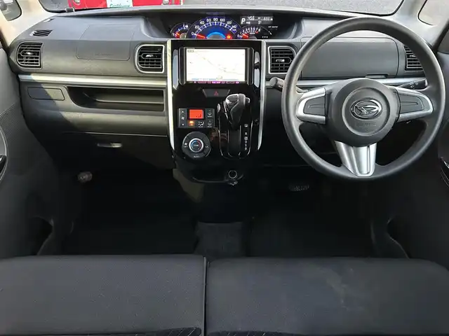 ダイハツ タント カスタム X SA 島根県 2013(平25)年 11.7万km ブラックマイカメタリック 登録時走行距離116931km/ワンオーナー/社外ナビ（carozzeria AVIC-HR2088）/ワンセグTV・AM・FM/両側スライドドア/純正アルミホイール/純正フロアマット/アイドリングストップ/ウィンカーミラー/プッシュスタート/フォグランプ/ドアバイザー/LEDライド