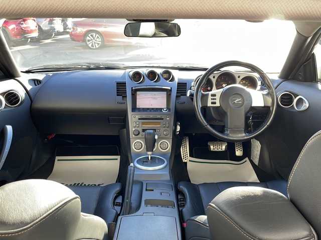 日産 フェアレディ Ｚ バージョンT 山形県 2005(平17)年 7.5万km スパークリングシルバー 禁煙車/純正ナビ/ETC/シートヒーター/キーレス/LEDライト