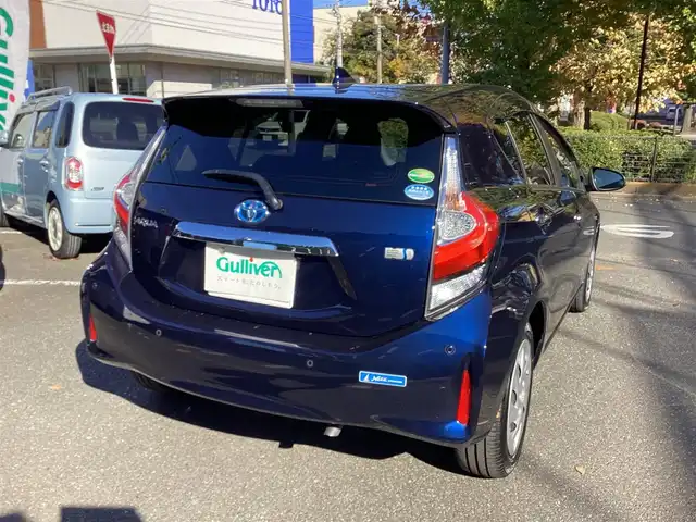 トヨタ アクア S スタイルブラック 神奈川県 2018(平30)年 2.4万km ダークブルーマイカ ワンオーナー/純正ナビ、TV/バックモニタ/ETC/セーフティーセンスC/スマートキー