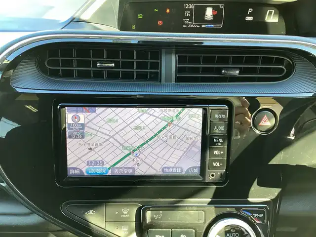 トヨタ アクア S スタイルブラック 神奈川県 2018(平30)年 2.4万km ダークブルーマイカ ワンオーナー/純正ナビ、TV/バックモニタ/ETC/セーフティーセンスC/スマートキー