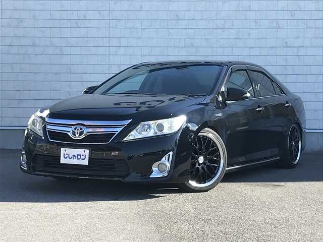 トヨタ カムリ ハイブリット Gパッケージ 千葉県 2011(平23)年 8.4万km アティチュードブラックマイカ (株)IDOMが運営する【じしゃロン柏店】の自社ローン対象車両になります。こちらは現金ご利用時の価格です。/自社ローンご希望の方は別途その旨お申付け下さい。//純正ワンセグナビ/（CD/AM/FMラジオ）/スマートキー/プッシュスタート/バックカメラ/ＥＴＣ/パワーシート/車高調/ステアリングリモコン/電動格納ドアミラー/パワーウインドウ/オートライト/防眩ミラー