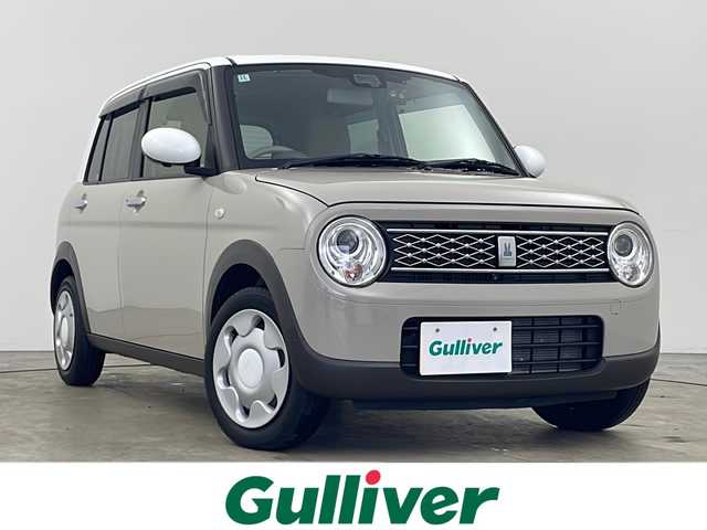 スズキ ラパン モード 秋田県 2019(令1)年 1.4万km フォーンベージュメタリック/ホワイト2トーンルーフ 4WD/社外SDナビ　/フルセグTV/CD/DVD/Bluetooth/全方位カメラ　/スズキセーフティサポート　/レーンキープアシスト　/横滑り防止装置　/コーナーセンサー　/アイドリングストップ/前席シートヒーター　/前後ドライブレコーダー　/社外エンジンスターター　/LEDヘッドライト/オートライト/USBポート/ドアミラーヒーラー/純正フロアマット/純正サイドバイザー/純正アルミホイールキャップ