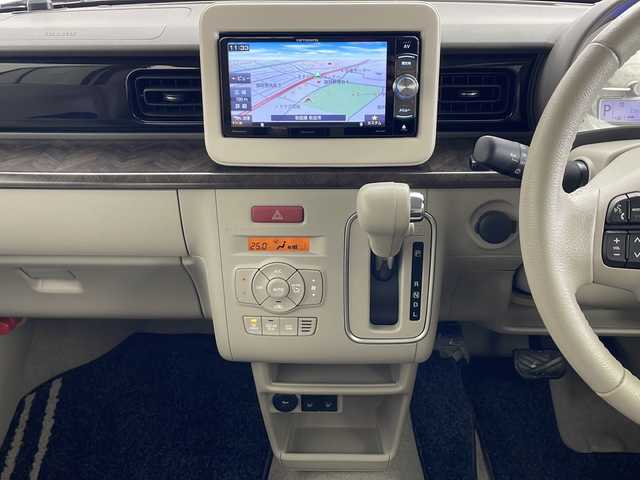 スズキ ラパン モード 秋田県 2019(令1)年 1.4万km フォーンベージュメタリック/ホワイト2トーンルーフ 4WD/社外SDナビ　/フルセグTV/CD/DVD/Bluetooth/全方位カメラ　/スズキセーフティサポート　/レーンキープアシスト　/横滑り防止装置　/コーナーセンサー　/アイドリングストップ/前席シートヒーター　/前後ドライブレコーダー　/社外エンジンスターター　/LEDヘッドライト/オートライト/USBポート/ドアミラーヒーラー/純正フロアマット/純正サイドバイザー/純正アルミホイールキャップ