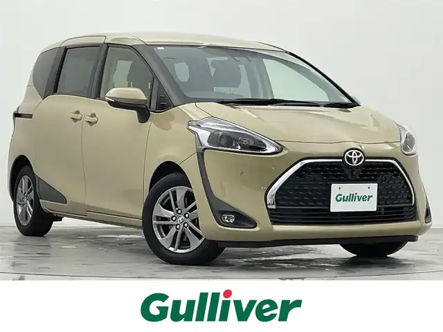 トヨタ シエンタ G クエロ 宮城県 2021(令3)年 2.2万km ベージュ 純正ナビ　/パノラミックビューモニター　/専用ハーフレザーシート　/両側パワースライドドア　/クリアランスソナー　/プリクラッシュセーフティ　/レーンディパーチャーアラート　/オートマチックハイビーム　/ＬＥＤヘッドランプ/フォグランプ/純正15インチAW/ETC/禁煙
