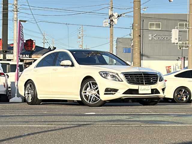 メルセデス・ベンツ Ｓ３００ ハイブリッド AMGライン 愛知県 2015(平27)年 0.6万km ダイヤモンドホワイト /登録時走行距離5555キロ//禁煙/ワンオーナー/正規ディーラー車//AMGライン/ラグジュアリーパッケージ/レーダーセーフティパッケージ//パノラミックスライディングルーフ//純正ナビ/フルセグ/CD/DVD/SD/BT/MSV//全方位カメラ/ETC2.0/HUD//コンビステア/ステアスイッチ/パドルシフト//黒革シート/全席シートヒーター/前席メモリ付パワーシート//ハンズフリーパワートランクリッド//アンビエントライト//照明付きバニティミラー//ランバーサポート//ACC/LIM/BSM/アテンションアシスト//レーンキープアシスト//PRE-SAFEブレーキ/ステアリングアシスト//クリアランスソナー//純正フロアマット//新車時保証書//取扱説明書//スペアスマートキー有