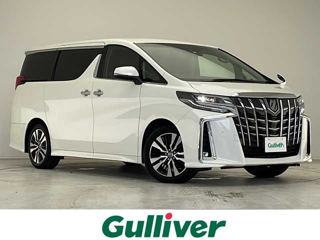 トヨタ アルファード S Cパッケージ 愛知県 2023(令5)年 2.8万km ホワイトパールクリスタルシャイン トヨタセーフティセンス/衝突軽減システム/純正９型ディスプレイオーディオ（ナビあり）/フリップダウンモニター/三眼LEDヘッドライト/両側パワースライドドア/レーダークルーズコントロール/シートヒーター/エアシート/フルセグ/CD/Bluetooth/バックカメラ/電動リアゲート/パワーシート/コーナーセンサー/純正アルミホイール/ETC２．０/ブラインドスポットモニター/インテリジェントミラー/ステアリングヒーター/リアオートエアコン/オートマチックハイビーム/ドライブレコーダー/ステアリングスイッチ/スマートキー/プッシュスタート