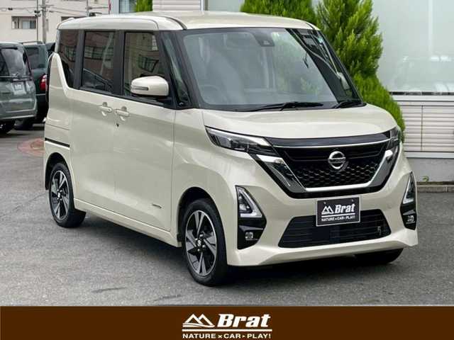 日産 ルークス HWS Gターボ プロパイロットED 岩手県 2020(令2)年 5.2万km フローズンバニラパール 両側パワースライドドア/プロパイロット/全周囲カメラ/バックカメラ/前席シートヒーター/純正アルミホイール/プッシュスタート/オートエアコン/オートライト