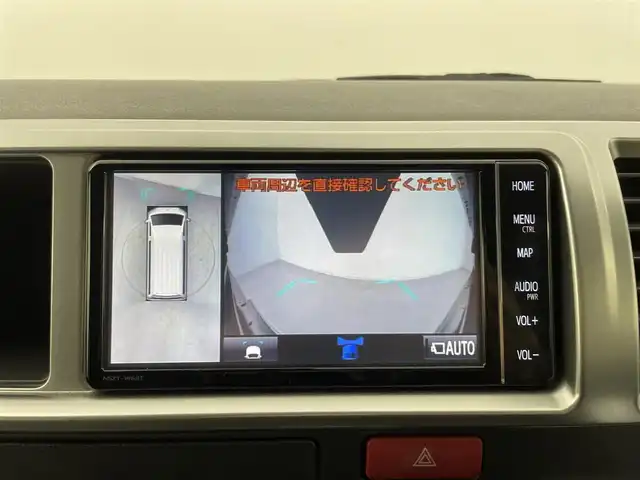 トヨタ ハイエース GL 群馬県 2023(令5)年 1.2万km ブラックマイカ パノラミックビューモニター/デジタルインナーミラー/純正フリップダウンモニター/＝＝＝＝＝/純正7インチナビ/・AM/FM/CD/DVD/SD/Bluetooth/フルセグTV/＝＝＝＝＝/デジタルインナーミラー　パノラミックビューモニター　純正フリップダウンモニター　純正７型ナビ　前後ドライブレコーダー　電動スライドドア　プッシュスタート　スマートキー　ＡＣ１００Ｖ電源　ＥＴＣ　禁煙車