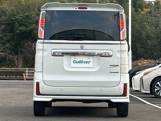 スズキ スペーシア カスタム HYBRID XS 佐賀県 2018(平30)年 9.8万km ピュアホワイトP 純正8インチナビ/全方位カメラ/両側パワースライドドア/D席シートヒーター/ハーフレザーシート/ヘッドアップディスプレイ/後方コーナーセンサー/ビルトインETC/前方ドライブレコーダー/LEDヘッドライト/オートライト/純正15インチアルミホイール/純正フロアマット/スペアキー/取扱説明書