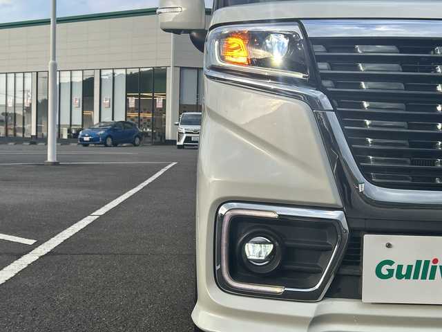 スズキ スペーシア カスタム HYBRID XS 佐賀県 2018(平30)年 9.8万km ピュアホワイトP 純正8インチナビ/全方位カメラ/両側パワースライドドア/D席シートヒーター/ハーフレザーシート/ヘッドアップディスプレイ/後方コーナーセンサー/ビルトインETC/前方ドライブレコーダー/LEDヘッドライト/オートライト/純正15インチアルミホイール/純正フロアマット/スペアキー/取扱説明書