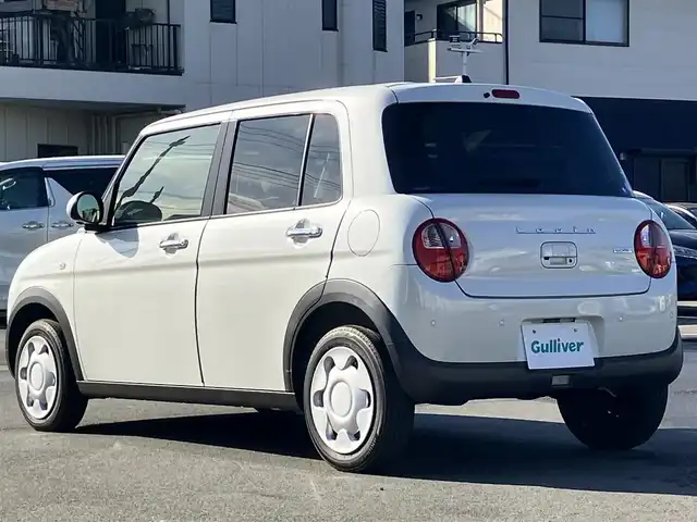 スズキ ラパン モード 静岡県 2021(令3)年 2.8万km ピュアホワイトP 純正ナビ（CD/DVD/BT/フルセグ）/全方位カメラ/エンジンスタートボタン/パワーステアリング/パワーウィンドウ/取扱説明書/アイドリングストップ/スマートキー/スペアキー1本/オートエアコン/USB入力端子/ベンチシート/純正フロアマット/布シート/前席シートヒーター/ABS/横滑り防止装置/コーナーセンサー/レーンキープアシスト/盗難防止装置/オートライト/オートマチックハイビーム/キセノン/Wエアバッグ/衝突軽減システム