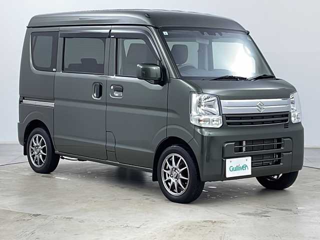 スズキ エブリイ JOINターボ 道央・札幌 2022(令4)年 1.6万km クールカーキPM ・社外ナビ&TV&DVD&CD&BT/・スズキセーフティサポート/・デュアルカメラブレーキサポート/・後方誤発進抑制機能/・車線逸脱警報/・ふらつき警報/・先行車発進お知らせ機能/・リアパーキングセンサー/・オートマチックハイビーム/・ヒーテットドアミラー/・オートライト/・横滑り防止装置/・リモコンキー/・スペアキー/・社外AW14インチサマータイヤセット積み込み/・純正スチールカバー付きサマータイヤセット積み込み