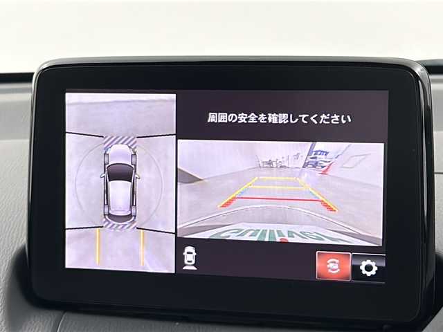 マツダ デミオ XD ツーリング Lパッケージ 群馬県 2018(平30)年 4.5万km ソウルレッドクリスタルM 純正ナビ　全周囲カメラ　パドルシフト　革巻きステアリング　ハーフレザーシート　ヘッドアップディスプレイ　ＢＳＭ　クルーズコントロール　衝突被害軽減ブレーキ　レーンアシスト　ステアリングリモコン　禁煙