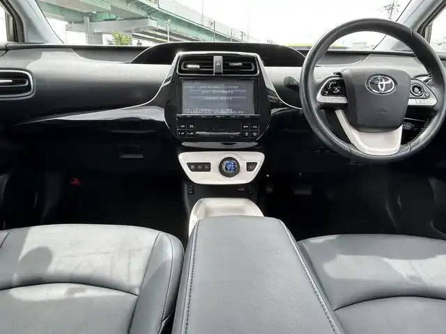 トヨタ プリウス A ツーリングセレクション 愛知県 2016(平28)年 7.5万km スティールブロンドM 純正SDナビ/（AM/FM/BT/TV/CD/DVD)/フルセグTV/バックカメラ/ETC/運転席＆助手席シートヒーター/クルーズコントロール/ステアリングスィッチ/ドライブレコーダー/純正17インチアルミ/HIDヘッドライト/フォグランプ/ウィンカーミラー/純正フロアマット/ドアバイザー/スマートキー/スペアキー