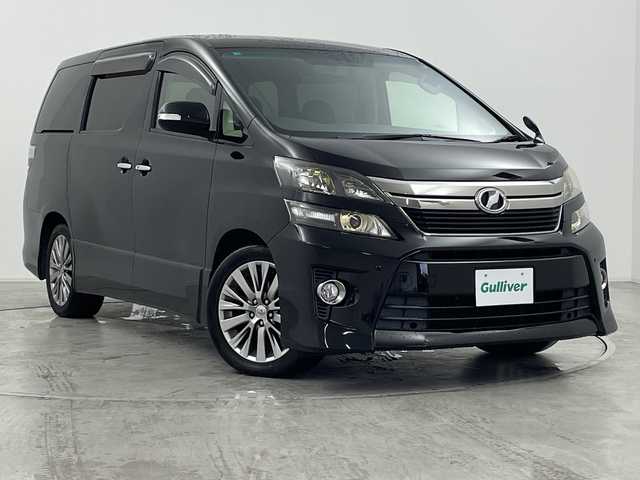 トヨタ ヴェルファイア 2．4Z ゴールデンアイズⅡ 群馬県 2014(平26)年 8.9万km ブラック アルパイン10型ナビ バックカメラ 両側電動スライドドア 電動リアゲート クルーズコントロール ハーフレザーシート ウッドコンビステアリング HIDヘッドライト フォグ スマートキー オートライト