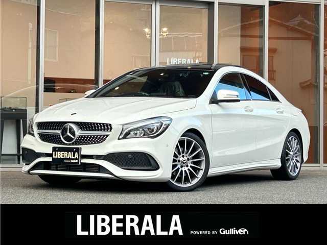 メルセデス・ベンツ ＣＬＡ１８０ AMG スタイル 福岡県 2017(平29)年 3.2万km カルサイトホワイト 純正ナビ　/バックカメラ　/フルセグ　/サンルーフ　/ＡＣＣ　/ＢＳＭ　/レーンキープ　/ハーフレザーシート　/パワーシート　/シートヒーター　/アンビエントライト　/ＬＥＤライト　/スマートキー　/フットトランクオープン