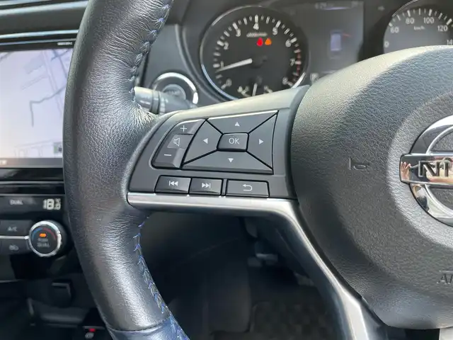 日産 エクストレイル オーテック iパッケージ 滋賀県 2019(令1)年 4.2万km カスピアンブルー 純正9インチナビ/・Bluetooth/CD/DVD/USB/HDMI/フルセグ/全方位カメラ/インテリジェントルームミラー/レザーシート/パワーリアゲート/全席シートヒーター/プッシュスタート/ステアリングリモコン/電子パーキング/オートホールド/オートハイビーム/前後ソナー/ルーフレール/ビルトインETC